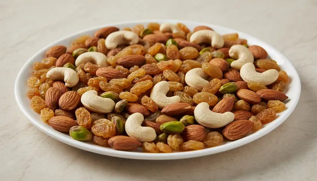 Premium Mixed Dry Fruit Pack – Almonds, Cashews, Raisins & Pistachios | 500g